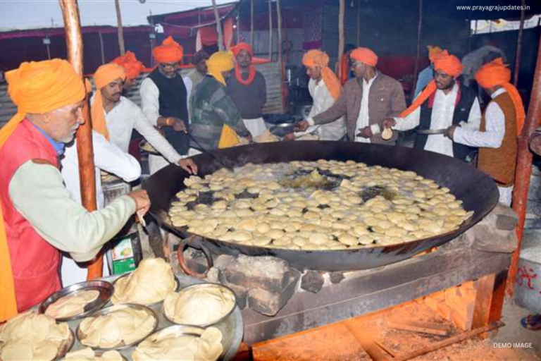 maha kumbh mela 2025 food