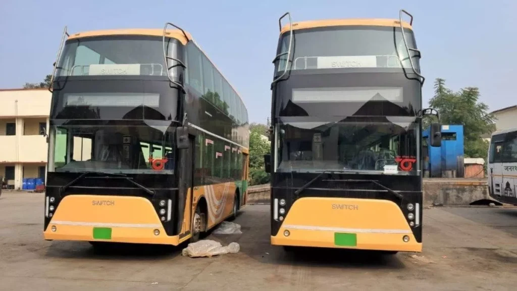 prayagraj double decker bus route and price